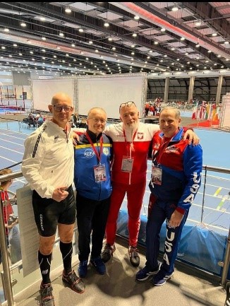 Sportler aus Deutschland, der Ukraine, Polen und den USA